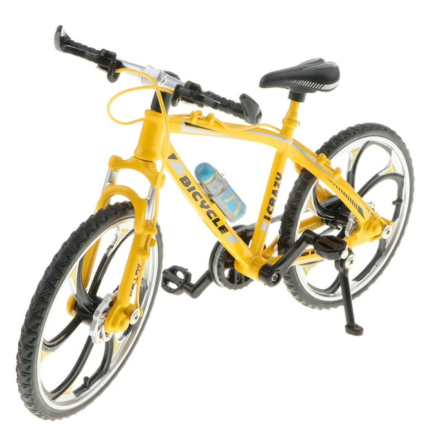 1:10 Escala Aleación Bicicleta Modelo Velódromo Bicicleta de Carreras Vehículos Juguete Regalo Plegable - amarillo1 SM SunniMix Juguete de bicicleta Diecast