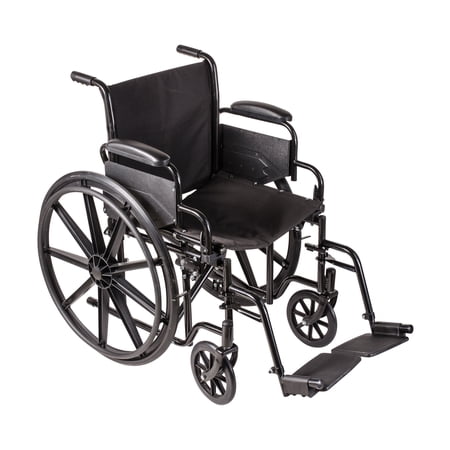 DMI 18" Wheelchair with Removable Desk Arms