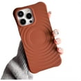 thumbnail image 6 of for iPhone Case,Cute Water Wave Ripple Silicone Pattern Camera Lens Protection Soft Shockproof Phone Case (Black,iPhone 13 Pro Max), 6 of 6