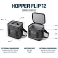 thumbnail image 4 of Nevera portátil YETI Hopper Flip 12 Black Forest Green, 4 of 9