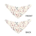 thumbnail image 3 of Naloa Wildflower Watercolor 3 Dog Bandana Large and Small-Dog Scarf Bib Handkerchief Accessories for Dogs and Cats(S-L)-Medium, 3 of 5