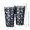Unicorn and Rainbow Blue Pattern, variant on Unicorn and Flower White Pattern OneSize Insulated Car Tumbler 1 Pack, Vacuum Insulated Vacuum Insulated Drink Cup 304 Stainless Steel Inner Liner Gifts Ideas for Party Birthday Holiday