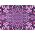thumbnail image 1 of Ahgly Company Machine Washable Indoor Rectangle Transitional Violet Purple Area Rugs, 2' x 3', 1 of 7