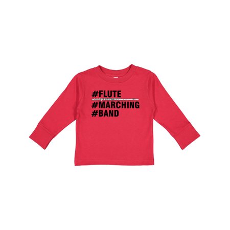 

Inktastic #Flute #Marching #Band Hashtag Text Gift Toddler Boy or Toddler Girl Long Sleeve T-Shirt