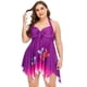 thumbnail image 4 of Traje de baño dividido de color degradado de talla grande para mujer Bikini Ropa de playa Traje de baño OAVQHLG3B Store lin121212, 4 of 4