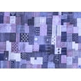 thumbnail image 1 of Ahgly Company Indoor Rectangle Checkered Blue Modern Area Rugs, 8' x 10', 1 of 4