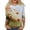 Light BlueA, variant on S-5xl Womens Fall Shirts 3/4 Sleeve Maple Leaf Graphic Womens Thanksgiving Shirt Crew Neck Casual Loose Fit Outdoor Work Sports Party Autumn Womens Tunic Tops