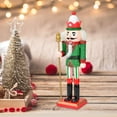 thumbnail image 6 of BLESIYA Nutcracker Figurine Crafts Christmas Decor for Scene Layout Xmas Tree Garden scepter, 6 of 8