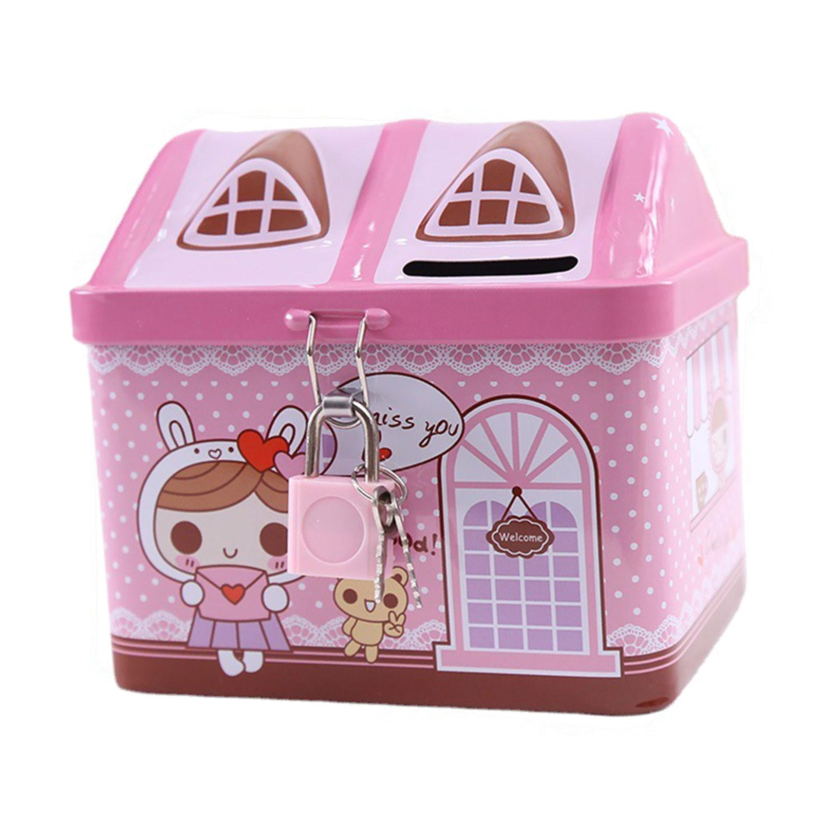 Cash Box with Combination Lock money Box Indoor Change Container Coin