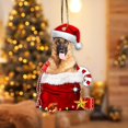 thumbnail image 4 of HAHDAXIA German Shepherd Christmas Tree Ornament - German Shepherd Dog Lovers Gift Idea Xmas Decoration - Cute German Shepherd Dog Christmas Tree Topper Ornament, 4 of 5