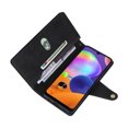 thumbnail image 2 of Case for Samsung Galaxy A31 Magnetic Leather Zipper Wallet Cover Card Holder, 2 of 5
