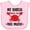 AD-Pink, variant on Inktastic My Babcia Loves Me Grandson Boys or Girls Baby Bib