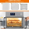 thumbnail image 6 of GWY 3 IN 1 Air Fryer Replacement Parts for Kalorik MAXX 26QT Toaster Oven, 10 in 1 Countertop Toaster Oven Drip Pan, Basket & Rack Set, Dishwasher Safe, Premium Stainless Steel for Versatile Cooking, 6 of 7