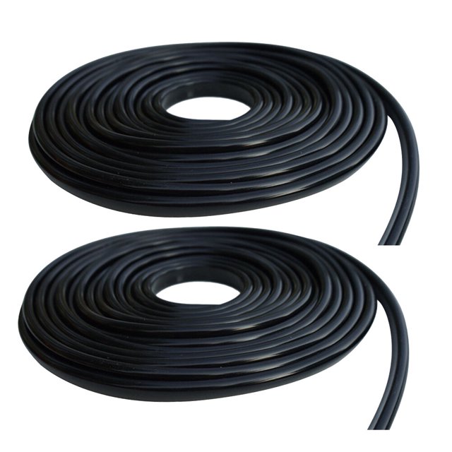 Shisuyan 2 Pcs 12m Garde-Porte de Voiture Auto Anti-Choc Bandes d'Étanchéité Résistantes aux Rayures Bande de Pare-Chocs Invisible (Chaque Bande d'Étanchéité 6m)