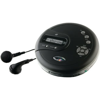 GPX PC807B Personal Portable CD/MP3 Player with Anti-Skip