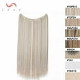 thumbnail image 2 of Sego Invisible Secret Wire in Real Hair Extensions One Piece Curly Wavy Straight Thick Hair Extension Synthetic Hairpieces for Women, 2 of 7