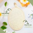 thumbnail image 3 of Exfoliante corporal exfoliante de lufa natural elaborado con una esponja de baño de lufa biodegradable y respetuosa con el medio ambiente, 3 of 7