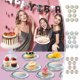 thumbnail image 1 of Platos de Papel con Diseño de Conchas de Colores | Platos para Fiestas Temáticas Del Mar | Juego de 10 Piezas | 18 Cm | Papel Apto para Alimentos | Ideal para Cumpleaños y Fiestas, 1 of 6