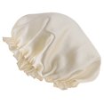thumbnail image 1 of Gorro de Seda Satinada Sunnimix para Dormir Cuidado del Cabello Color Beige, 1 of 8