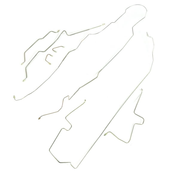 Brake Line Kit, Full, Non-ABS | Fits 1997-2006 Jeep Wrangler TJ