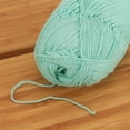 thumbnail image 3 of JubileeYarn Cotton Select Yarn - 50g/Skein Sport Weight - Minty Green - 4 Skeins, 3 of 6