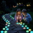 thumbnail image 5 of Win s Way 200PCS Outdoor Luminous Decorative Stones Glow In The Dark Garden Pebbles for Walkways Stepping Stones Natural River Rock Mix, 5 of 8