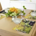 thumbnail image 4 of Ambesonne Wine Place Mats Set of 4, Agriculture Country Drink, Standard Size, Pale Green Black Brown, 4 of 6