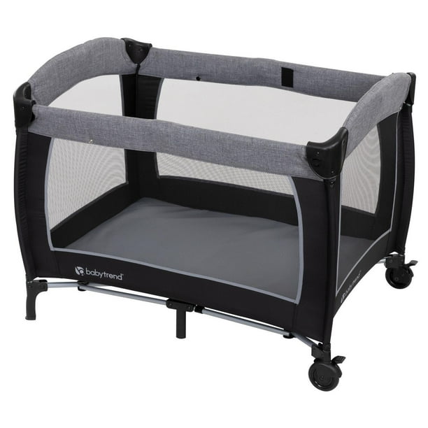 Baby Trend Lil Snooze Deluxe Plus Nursery Center Whisper Gray