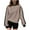 Black, variant on AherBiu Oversized Sweatshirt for Women Color Blocked Crew Neck Drop Shoulder Lightfleece Lined Pullover Tops