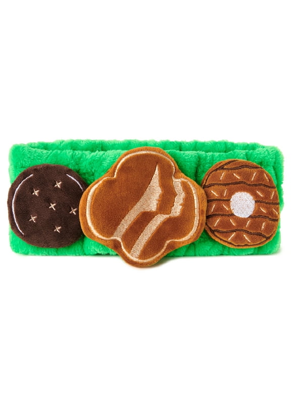 Hard Candy x Girl Scout Get Ready Plush Headband, Cookie Trio