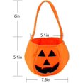 thumbnail image 3 of bolsas de dulces de calabaza de Halloween para niños, baldes de calabaza no tejidos, bolsas de dulces para pedir dulces, bolsas de regalo para niños, bolsas de obsequios para fiestas de Halloween, 3 of 4