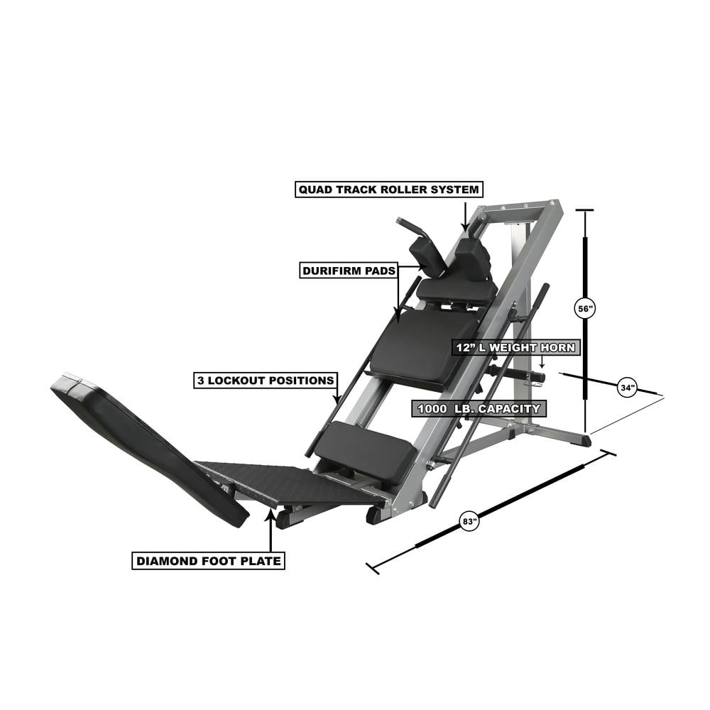G FASHION STYLE Leg Press and Hack Squat Machine