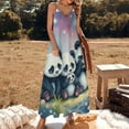 thumbnail image 2 of Cute Panda 2025 Dress Women Outfit Festival Woman Summer Women for Sensual Sleeveless, 2 of 5