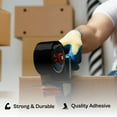 thumbnail image 5 of Shield Tape 6 Rolls Black Color Carton Sealing Packaging Packing Tape 2 Mil Thick 1.88 Inch x 110 Yards, 5 of 8