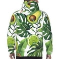 thumbnail image 7 of Salouo Watercolor Green Tropical Pattern Men's Fall Hoodie Sweatshirt,Sport Hoodie with Pockets for Men Pullover Casual Hooded Sweatshirt-Medium, 7 of 7