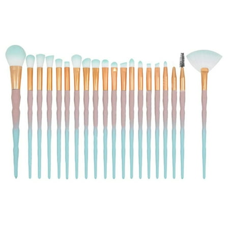 Makeup Brush Sets For Powder Makeup Diamond Handle Design Adds A Touch Of Luxury Soft Synthetic Hair Promotes Safe And Hygienic Application Eye Shadow Brushes And Eyebrow