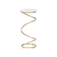 thumbnail image 1 of Julienne Drink Table, White Marble, 1 of 5
