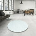 thumbnail image 3 of Ahgly Company Indoor Round Contemporary Water Blue Abstract Area Rugs, 5' Round, 3 of 6