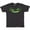 Vintage Black, variant on Inktastic Sinister Grinning Pumpkin Face in Lime Green Glow T-Shirt