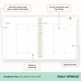 thumbnail image 4 of Blue Sky Day Designer 2026-2027 Daily and Monthly Academic Year Planner Calendar, July 2026 - June 2027, 8" x 10", Flexible Cover, Laminated Tabs, Storage Pocket, Includes Stickers, Annabel, 4 of 9