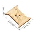 thumbnail image 2 of COMPUKAS 100Pcs Embroidery Floss Bobbins for Sewing Supplies Diy Enthusiasts Beige Color, 2 of 8
