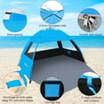 thumbnail image 7 of Gorich Beach Tent for 3/4/6/8 Person, UPF 99+ UV Protection, Portable Sun Shelter, Easy Setup Sun Shade Beach Canopy with Carry Bag (Dark Shelter), 7 of 7