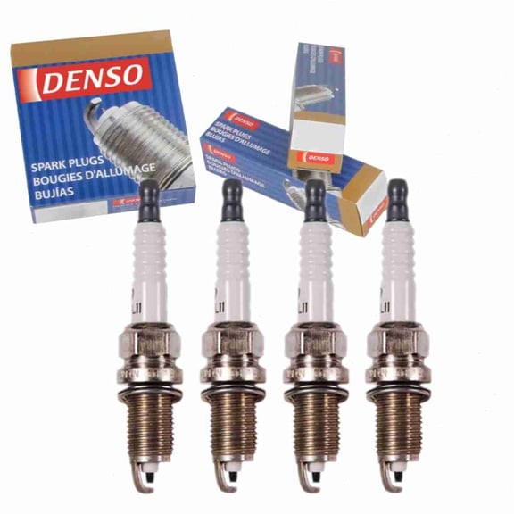 4 pc DENSO 3348 Standard Spark Plugs for 98079-571-4G 98079-571-5G KJ22CR-L11 Ignition Wire Secondary