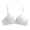 White, variant on MEICHEN No Underwire Push Up Tshirts Bras Solid Thin Full Coverage Bralettes Sexy Seamless Underwear for Women