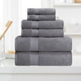 thumbnail image 2 of Impressions Rosaline Zero-Twist Cotton 6-piece Towel Set, 2 of 4