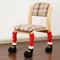 thumbnail image 5 of Muebles de Navidad Cubierta de la Pierna de la Silla Protectores de Piso Pies de Navidad Decoración de la de Santa Mesa Pierna Silla Pie Cubre, 5 of 5