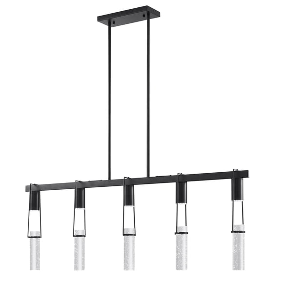 Harmony 5 Light Chandelier  Matte Black Finesse Decor