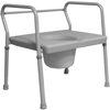 Roscoe Medical 24-Inch Extra Wide Commode - Gray