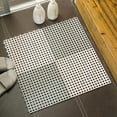 thumbnail image 6 of PVC Bath Mat Interlocking Non Slip Drainage Floor Tiles Shower Floor Mat with Drain Holes Suction Cup Floor Mat for Kitchen Pool, 6 of 19