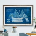 thumbnail image 2 of Antique Ship Blueprint III - Barnwood Framed Print - 17 x 20 - Walnut, 2 of 4
